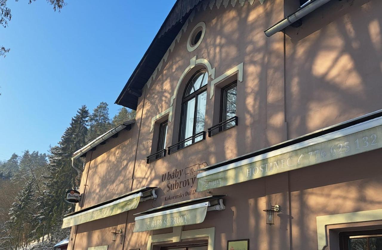 Готель Penzion A Restaurace U Baby Subrovy Kokorin Екстер'єр фото
