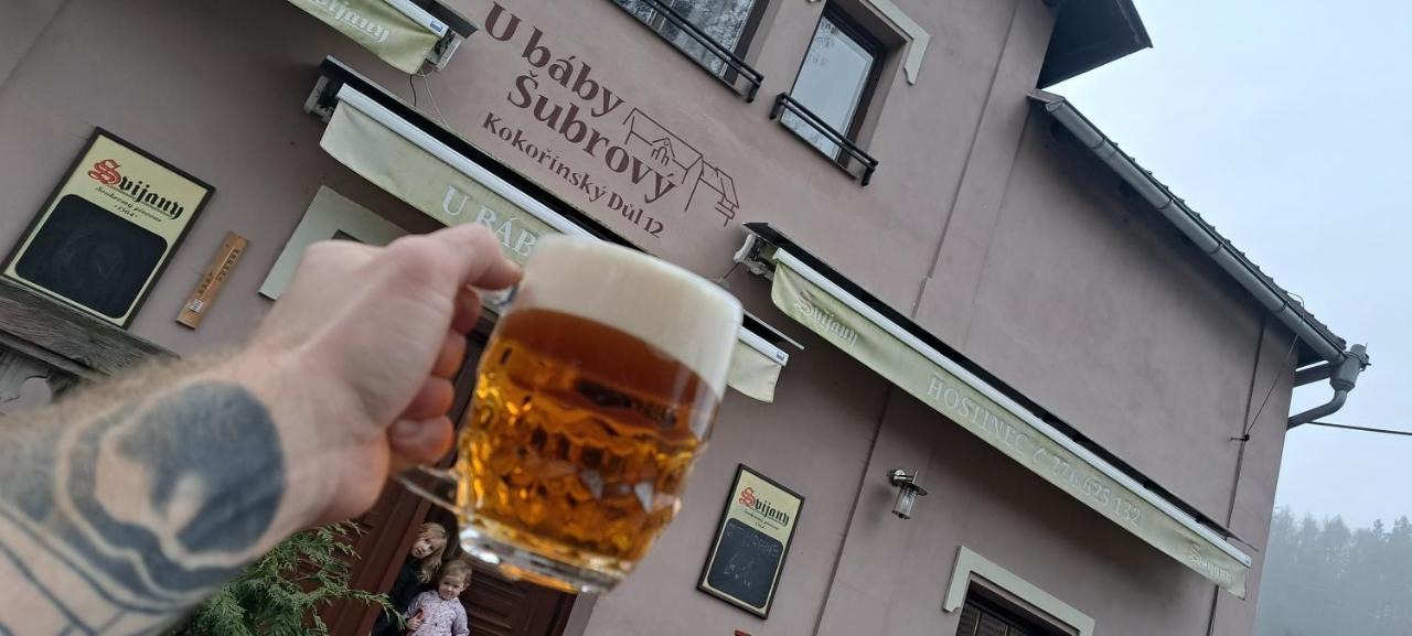 Готель Penzion A Restaurace U Baby Subrovy Kokorin Екстер'єр фото
